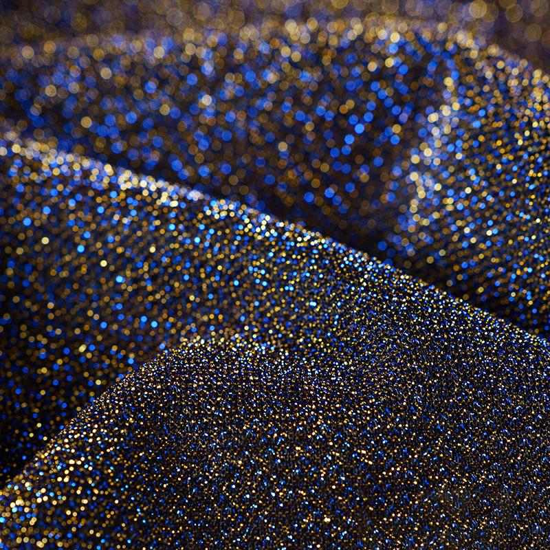 Elastic Glitter Fabric Starry Sky Soft Shiny Yarn Fabric Diy Sewing Dress Skirt Doll Clothes Stage Costume Background Decor