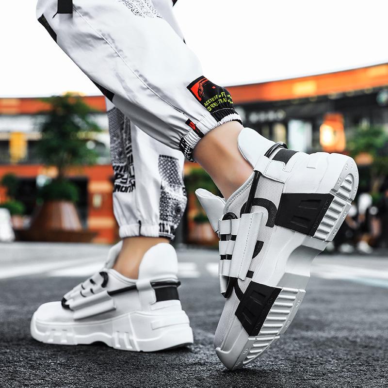 Street Style Youth Casual Skateboard Shoes Trend Breathable Thick Bottom Sneakers 2025Men Luxury Vulcanized Shoes Zapatos Hombre