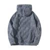 Plaid Loose Winter Plush Hoodie Casual Plus-size Coat For Men