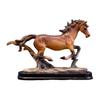 Realistic Horse Figurine Handcrafted Pony Resin Statue Simulated Farm Animal Sculpture Home Office Desktop Decoration Ornament
