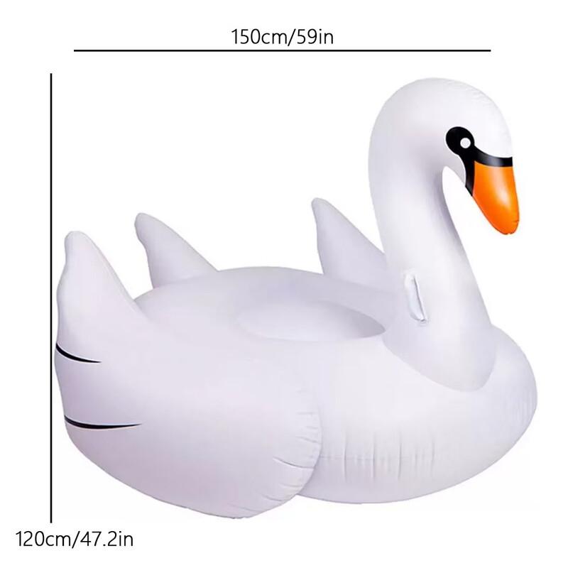 

Giant Inflatable White Swan Pool Float