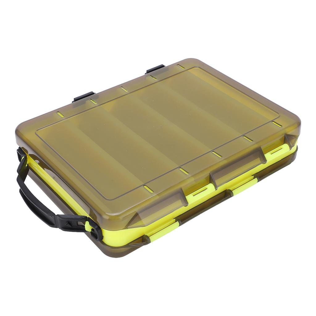 Tragbare doppelseitige Köderbox Verschleißfeste Kunststoff Aufbewahrungsbox für Garnelen zum Angeln