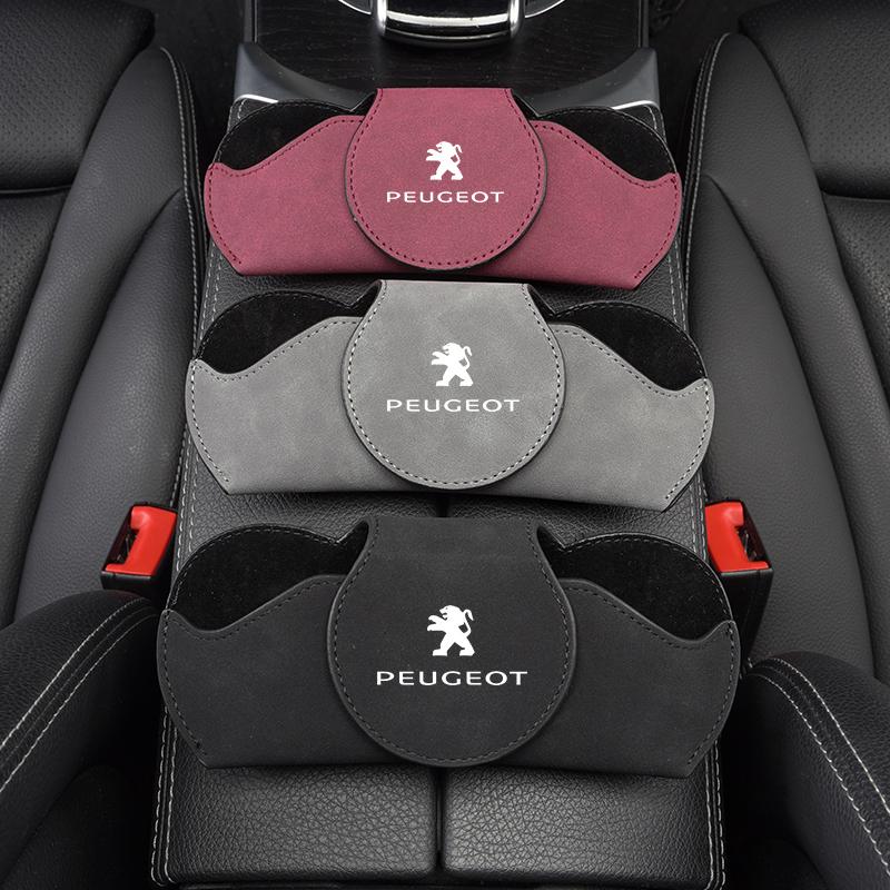 Car Sun Visor Glasses Clip Auto Case Sunglasses Holder For Peugeot 408 4008 308 3008 5008 508 2008 208 301 309 /Car Tire Valve