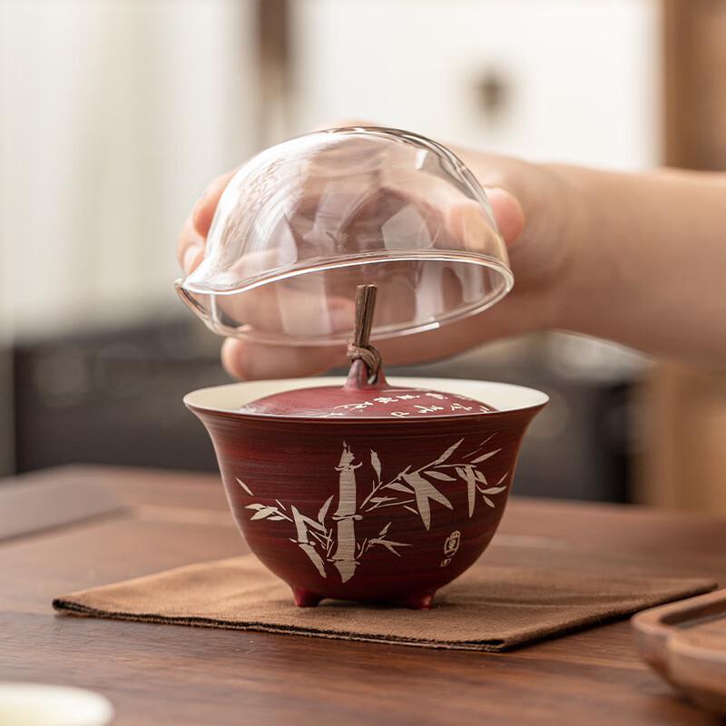 Wabi-sabi Style Portable Travel Tea Set