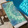 1pc Colorful Mandala-Print Beach Towel - Soft Absorbent Quick-Dry Microfiber,Modern Cartoon Design for Swimming, Camping,Bathing