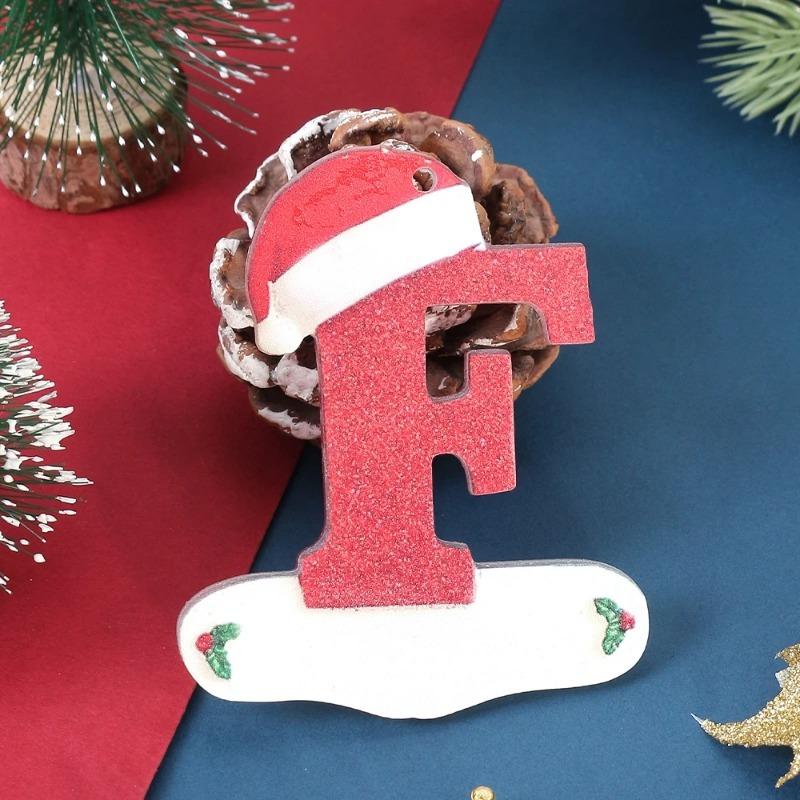 1Pcs 26 Christmas Letter Decor Xmas Tree Decoration 3D Hanging Pendant Party Home Room Ornament Navidad New Year 2026 Gifts