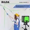 Rechargeable Lithium Battery Laser Level with 2-Line Strong Light for Outdoor Use, Automatic Leveling