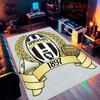 Tappeto Rug Juve per Soggiorno Camera da Letto Casa Decorazione Divano, Tappetino Antiscivolo per Giochi Bambini