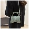 Women's Fashion Simple Casual Crossbody Bag, Pure Color Small Square Bag, Faux Leather Single Shoulder Sling Purse