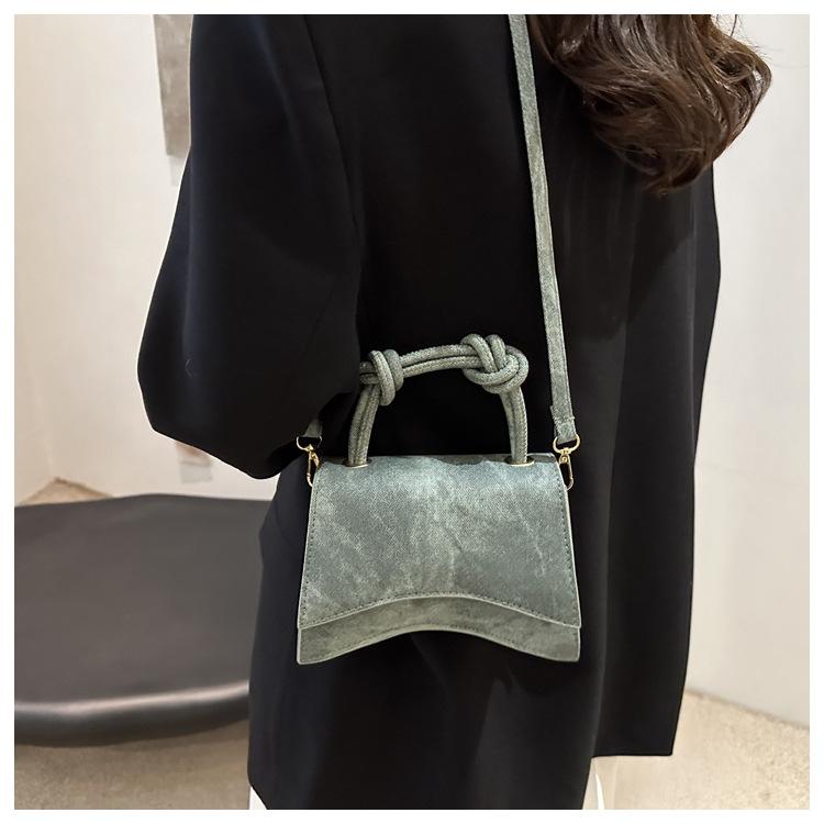 Women's Fashion Simple Casual Crossbody Bag, Pure Color Small Square Bag, Faux Leather Single Shoulder Sling Purse
