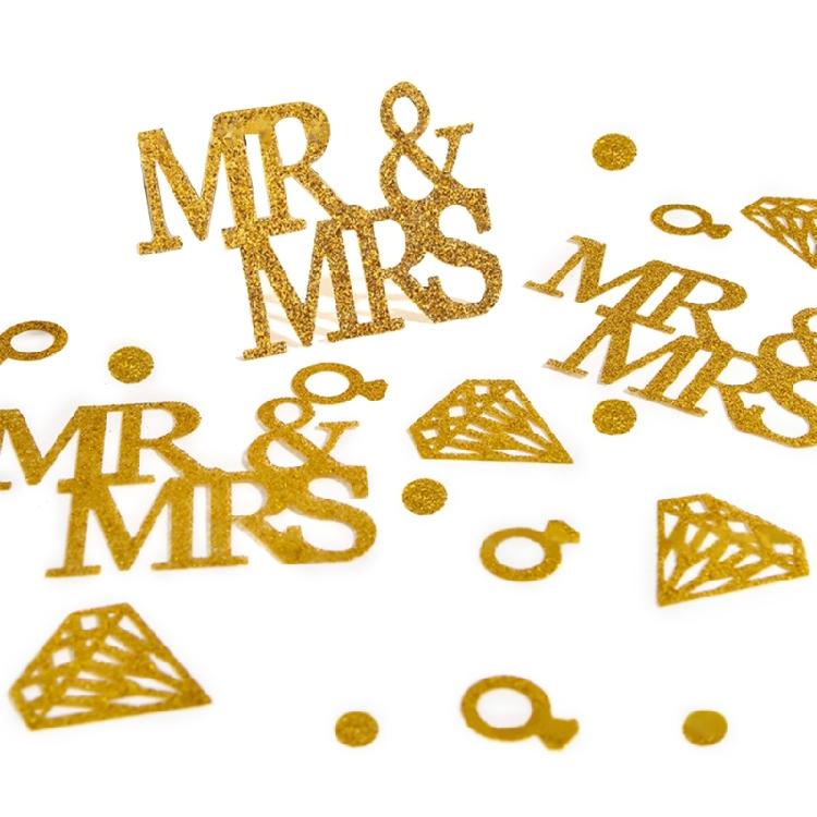 Wedding Rings Confettis for Birthday Wedding Engagement Bridal Showers Celebration Party Decoration