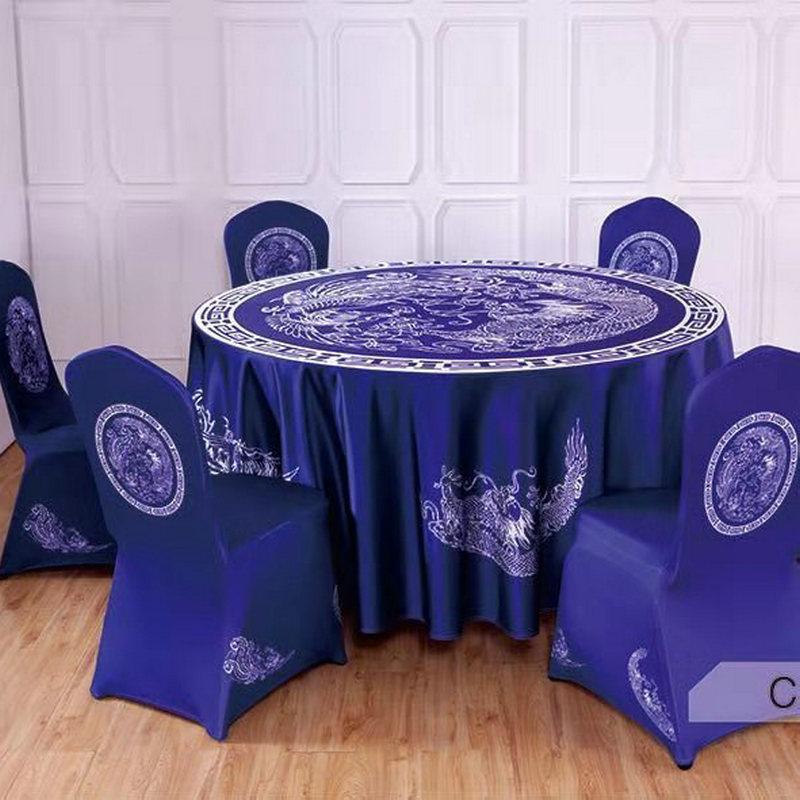 

Themed Tablecloth Hotel Tablecloth Cartoon Wedding Banquet Birthday Banquet Wedding Banquet Festive Tablecloth Set Customized caver