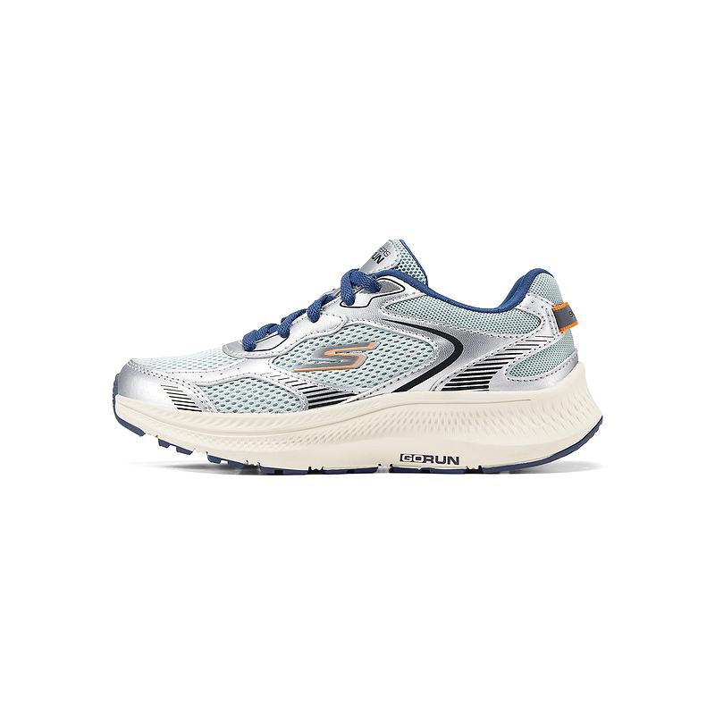 Skechers Kids GORUN Consistent 2.0 Удобные Модные Универсальные Простые Низкие Тренировочные Кроссовки Детские кроссовки Сине-голубые 405038L-SLNV 39