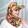 Islamic Hijab Baseball Cap for Woman Abayas Jersey Scarf Neck Cover Muslim Women Turban Instant Head Wrap Solid Color Hat
