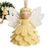 DIY Angel Decorative Crochet Set Homemade Beginner Crochet Craft Kit Material Pack Crochet Angel Christmas Tree Ornament