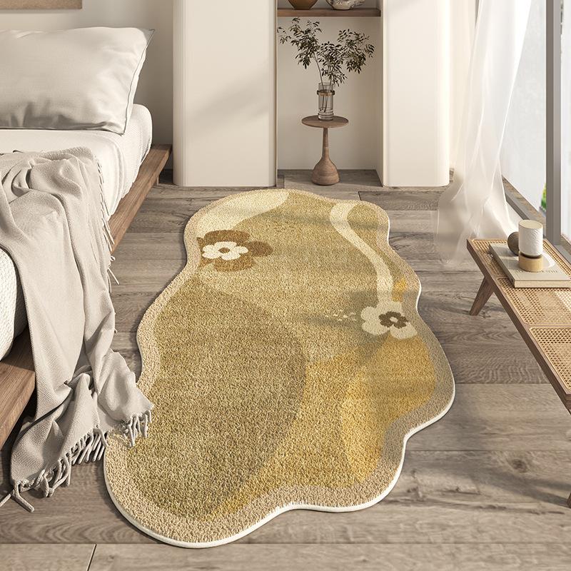 Simple Special-shaped Imitation Cashmere Carpet Living Room Dirt-resistant Table Mat