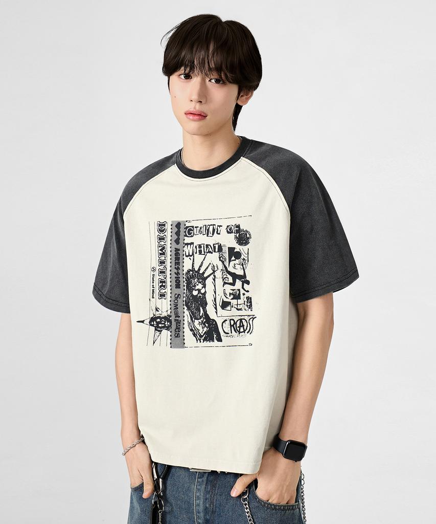 Dimiteulibeullaeg Vtg Pigment Artwork T-Shirt_Type 3