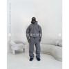 Mens Oversized Hooded Sweatshirt Matching Joggers Set Casual Streetwear 2025 Cotton Blend Loose Fit