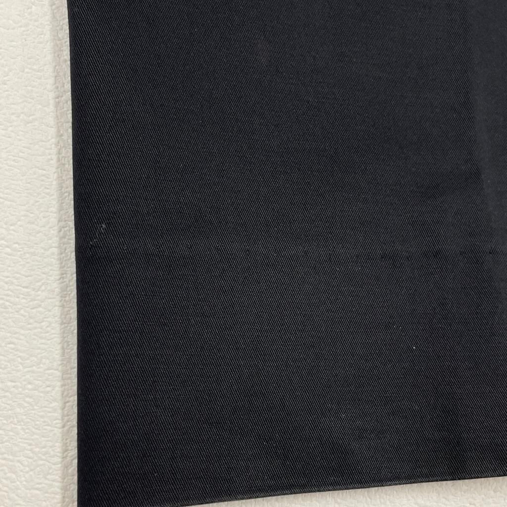 Louis Vuitton Cotton X Polyurethane Zip Fly Tapered Pants Bottoms 34 blackUsed