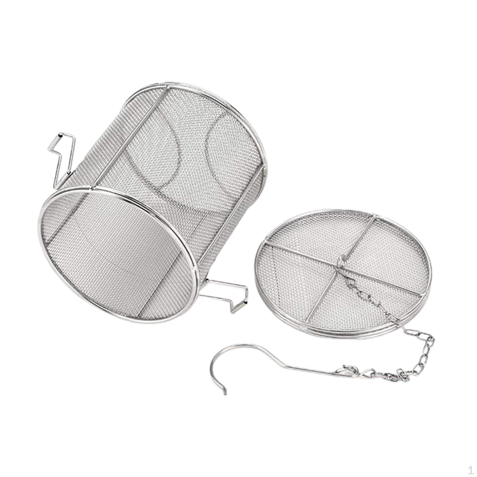 Infuseur à Thé En Acier Inoxydable 18/8 - Lot De 2 Avec Couvercle - Pour Théières Et Tasses