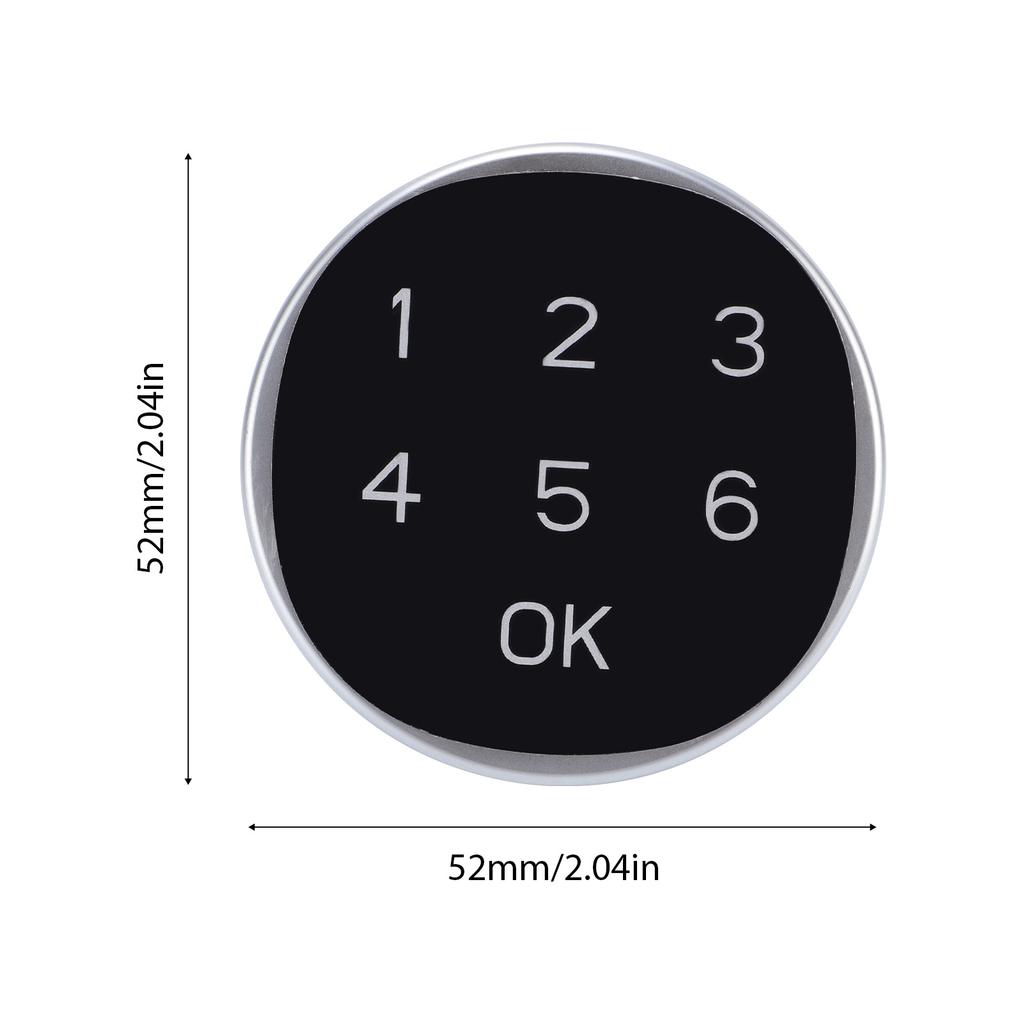 Digital Cabinet Lock with Combination Zinc Alloy Drawer Safe Smart Security Latch for Home Office Privacy Protection