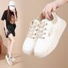 Sports shoes for women 2026 new spring versatile hot item board shoes anti slip soft sole casual ins white shoes