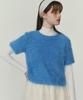 SO IR Hairy Half Sleeve Knit - Blue