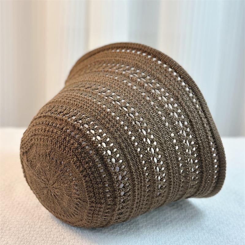 Chapeau de soleil pliable respirant et creux pour l'été, idéal pour les voyages, les vacances à la mer ou la plage