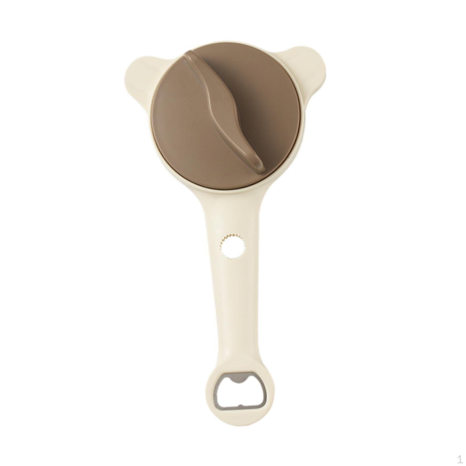 

Multifunctional Can Opener Portable Manual Lids Off Easily Unique Jar Gripper for Weak