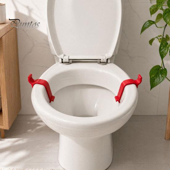 Easy Installation Toilet Hinge Seat Alignment Fixing Accessory, Bathroom Stabilizer Clip, 3D Printed One-Piece Tool-free Repair No Drill Click