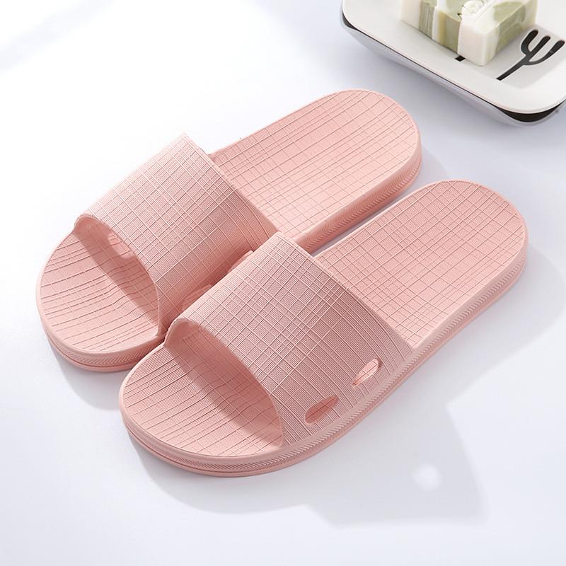 Summer Ladies Indoor Nonslip Pvc House Slippers For Couples Comfortable Shower Footwear
