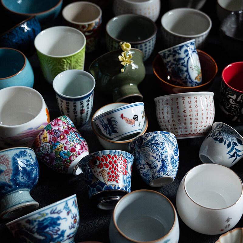 Qiwai Ceramic Gongfu Tea Tasting Cup