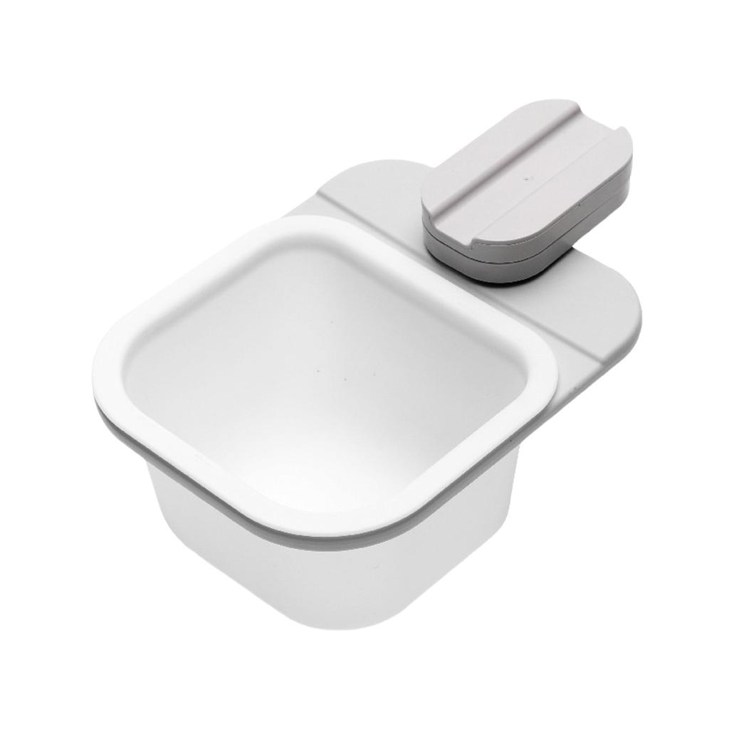 Multifunctional Desktop Rotating Trash Can With Space Saving Clip or Adhesive Design For Office And Home Use