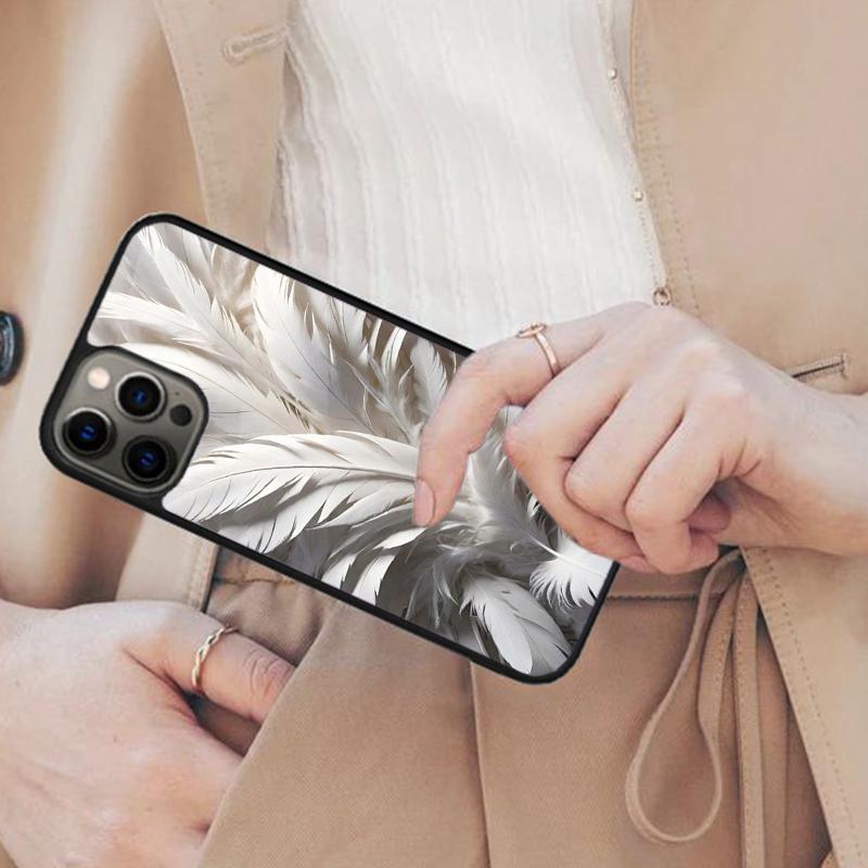 Bird Feathers Pattern Magnetic Phone Case For APPLE iPhone 17 Air 16 14 13 12 Pro Max 15 Plus Wireless Charge With MagSafe Cover