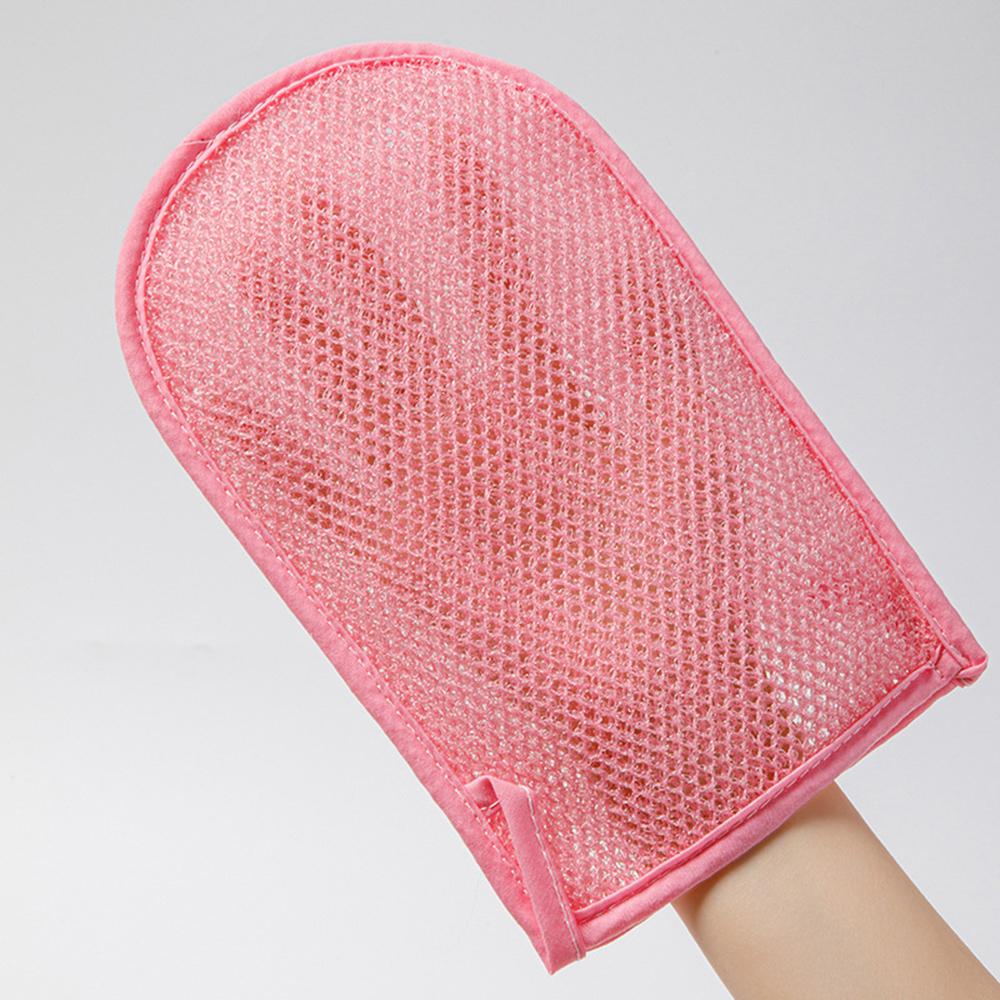 Thickened Bath Gloves Nylon Foaming Gloves Exfoliating Scrub Cloth Pad Strong Scrubbing Towel Body Washing For Bathroom
