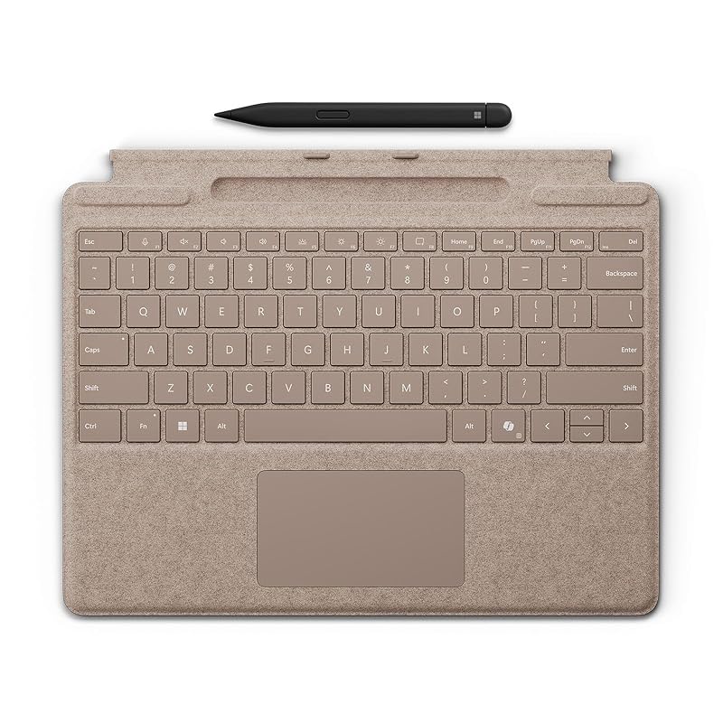 

microsoft Surface Pro Keyboard (with pen storage/slim) with pen)/ dune / 8X6-00163