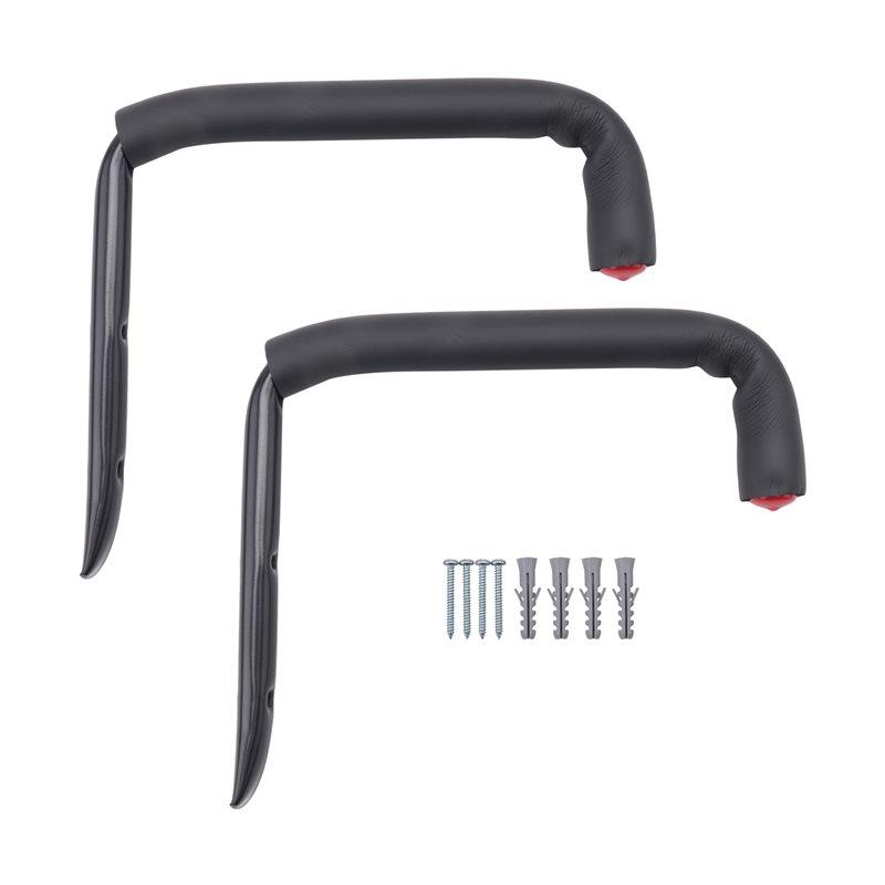 

ABUL-2X Kayak Racks Heavy Duty Wall Mounted Kayak Storage Hooks Kayak Storage Hangers For Canoe Kayak Garage Paddle Board чорний