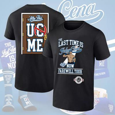 GORĄCY! Lato 2025 Męski T-shirt Nowości John Cena Ostatni raz jest teraz 16x Pożegnalna Trasa Los Angeles T-shirt 100% Bawełna