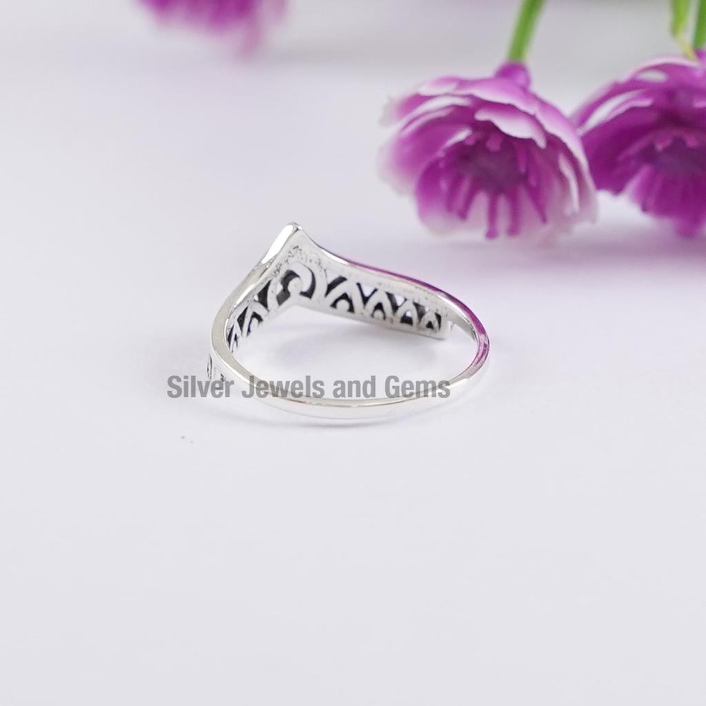 925 Sterling Silver Crown Ring, Handmade Ring, 925 Sterling Silver Ring, Birthday Ring, Plain Silver Ring, Crown Design Ring