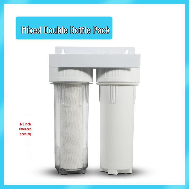 Enhanced Dual-Stage High-Flow Kitchen Water Purifier with 4-Point Pipe Pre-Filter