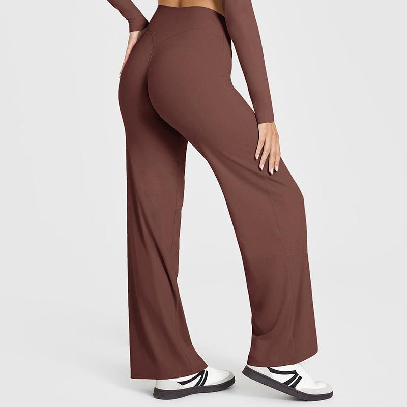 Yoga Pants Women's Long Pants High Waist Straight Pants Loose and Thin Yoga Clothes Sports Outdoor Fitness Clothes Women