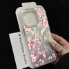 Pink Cherry Floral Design Phone Caae For iPhone 17 16 15 14 13 12 11 Pro Max XS X XR 7 8 Plus 16E 17 Air Shockproof Bumper Cover