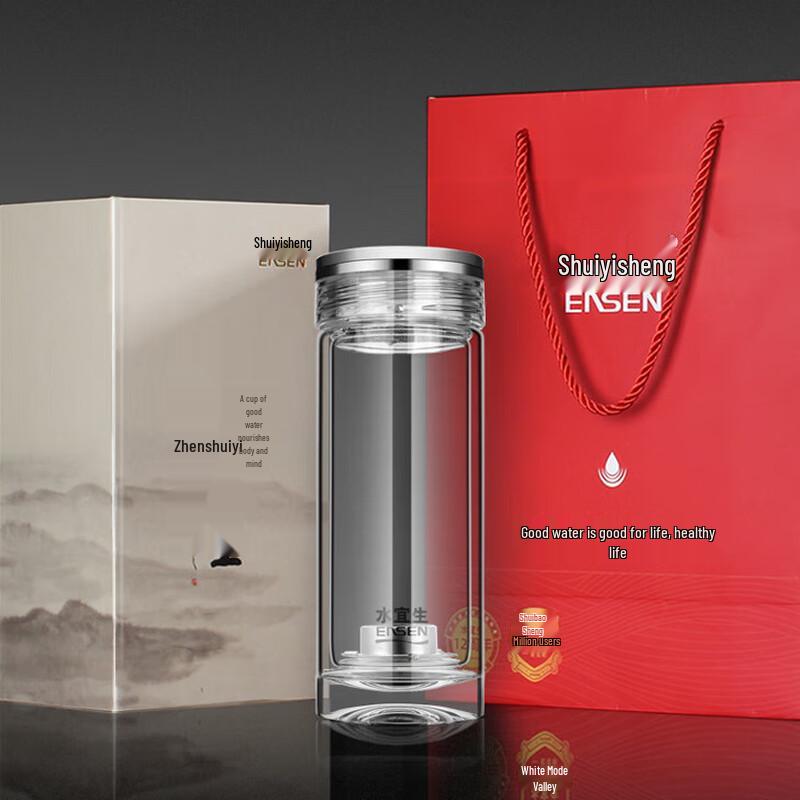 Shui Yi Sheng 330ML Double-Layer Borosilicate Glass Tea Cup