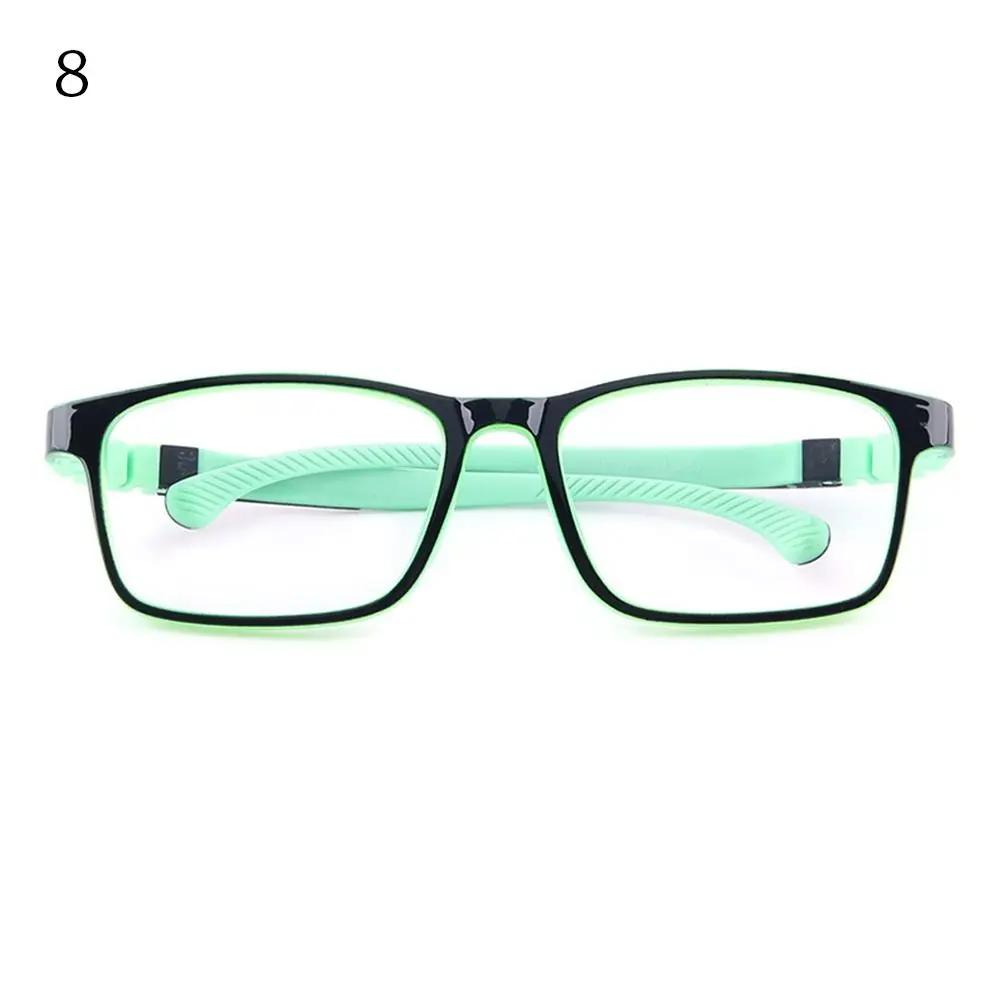 Kids Anti-blue Light Glasses Silicone Children Boys Girls Computer Eyeglasses Ultralight Square Spectacle Transparent Eyewear