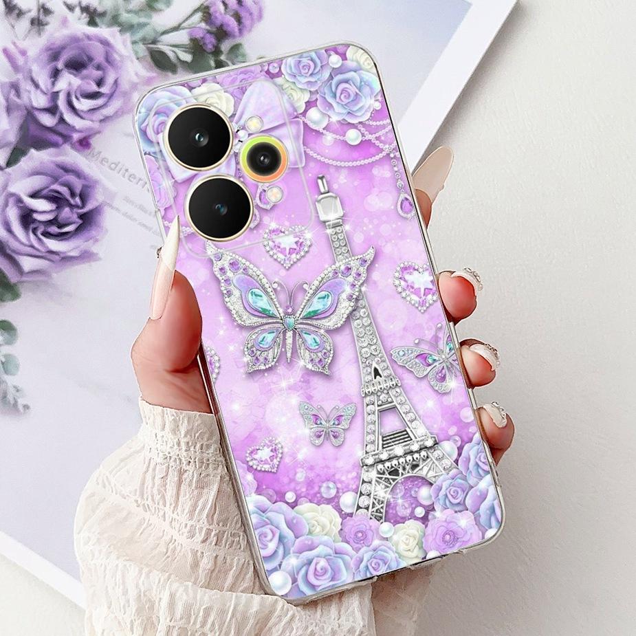 For Realme 15 Case Realme15 Pro RMX5101 Luxury Fashion Painted Cover Soft Slim Phone Case For Realme 15 Pro 5G Back Cover Bumper