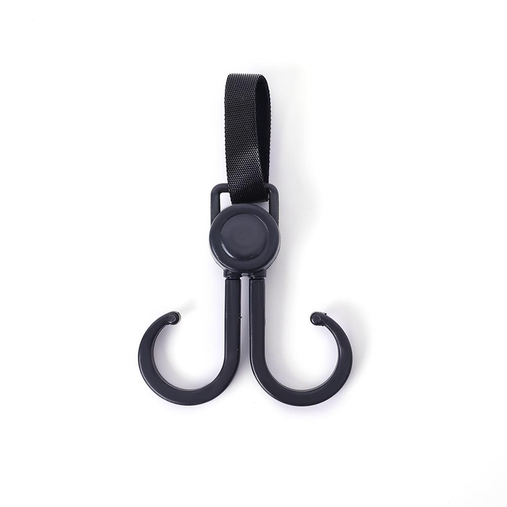 

Автомобильный крючок, регулируемый, волшебная лента, крючок для детской коляски, универсальный, вращающийся двойной крючок для электромобиля, вспомогательный инструмент для хранения