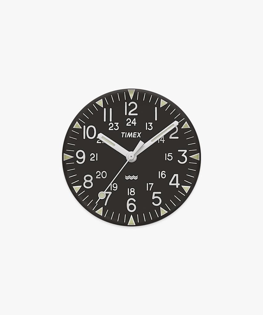 Taimaegseu Mk1 All-Black Military Grosgrain Tool Watch 36Mm