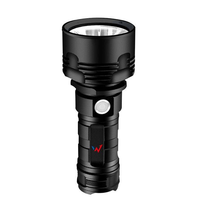 Lampe Torche - WONDER - Wt15001W - LED Rechargeable 1500 Lumens - 16 Cm - Noir