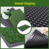 Artificial Grass Dog Pee Pad Fake Turf Pet Potty Pad with Tray Washable 3-Layer Reusable Puppy Training Mat for Indoor Outdoor Use Small Medium Dogs