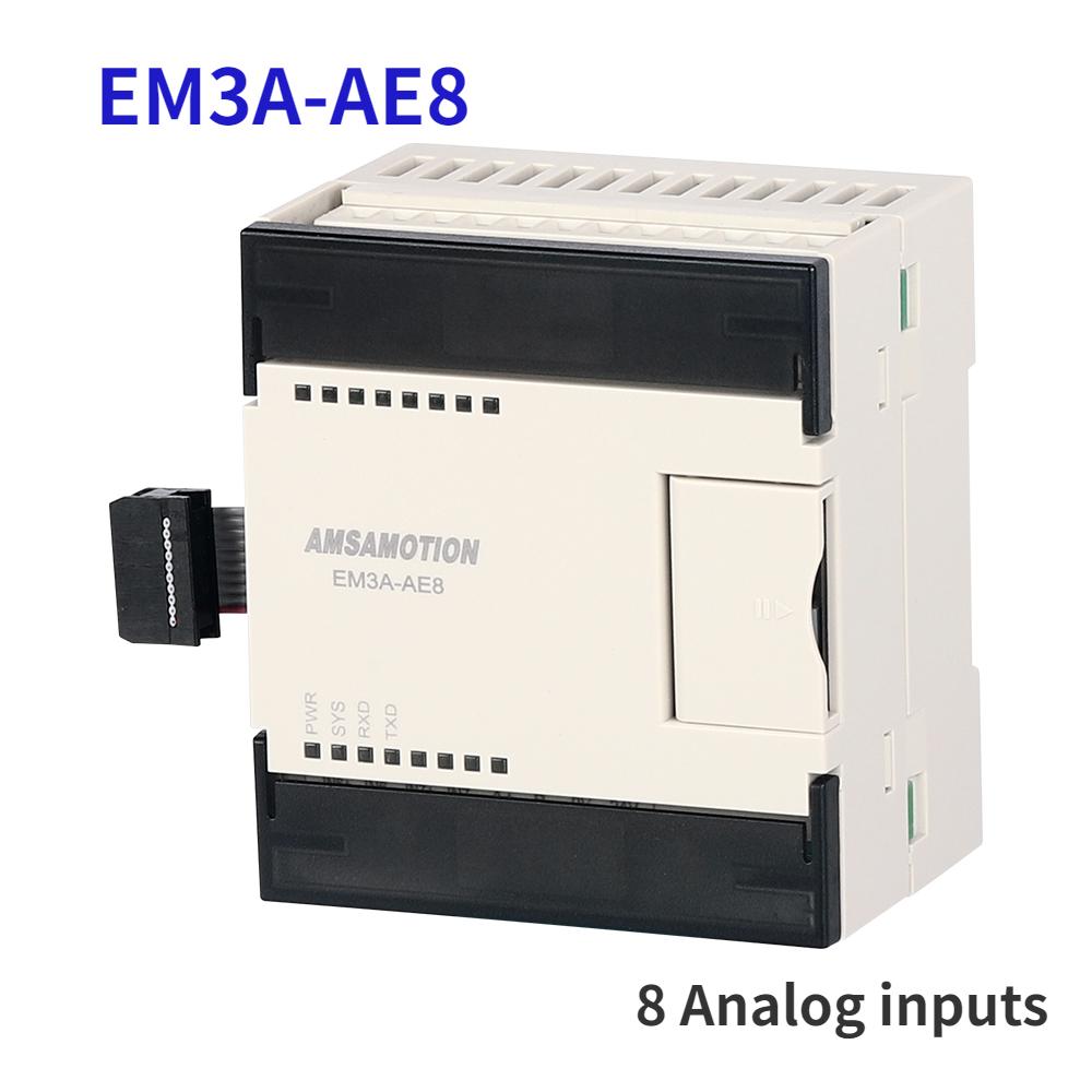 Amsamotion FX3U-M26MR-E M26MT-E Replace For Mitsubishi MELSEC PLC 4AI/2AO MODBUS Analog Transistor Relay EM3 Module